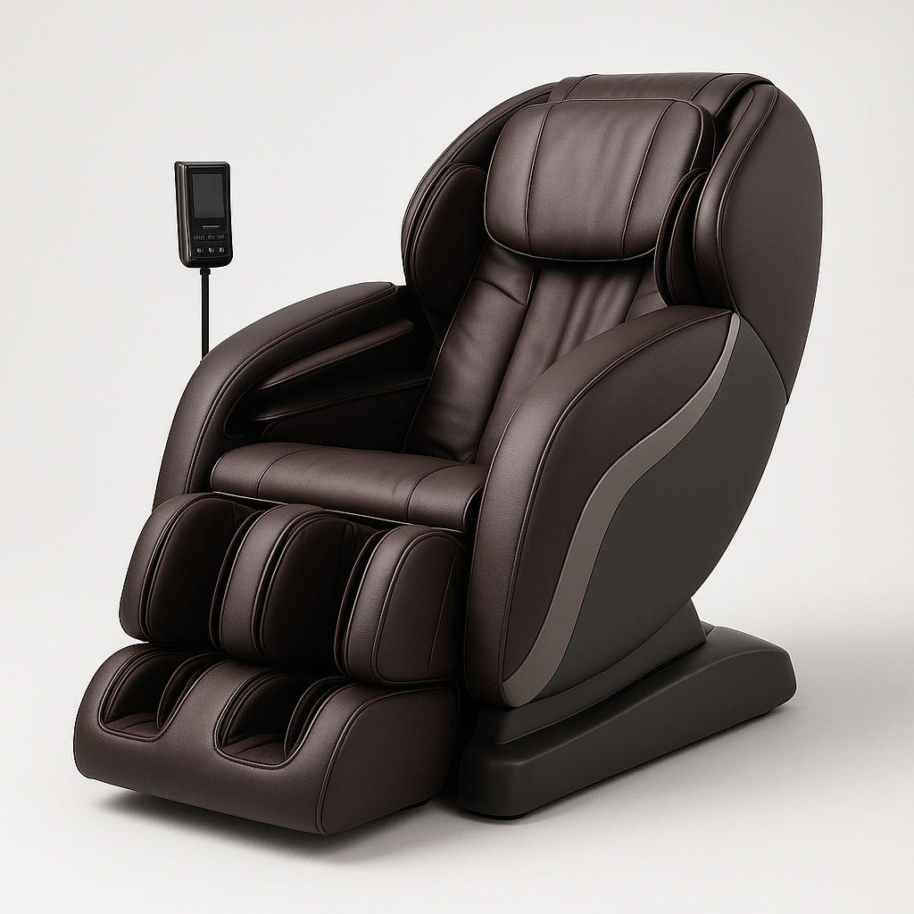 Executive Zero Gravity Massage Chair – Dark Brown